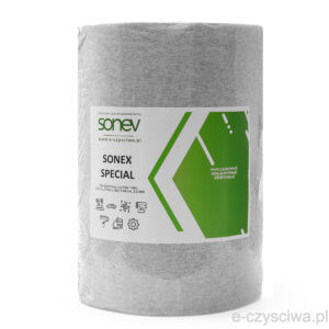 Sonex Special specjalistyczne czyściwo do usuwania olejów i smarów, czyściwo w roli szare grey